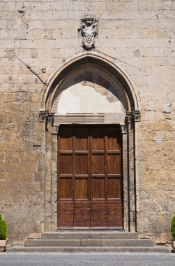 Aziz giovanni battista Kilisesi. Tarquinia. Lazio. İtalya.