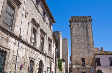 alleyway. Tarquinia. Lazio. İtalya.