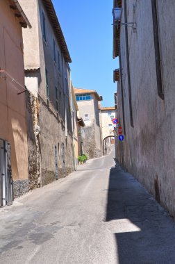 alleyway. Tarquinia. Lazio. İtalya.