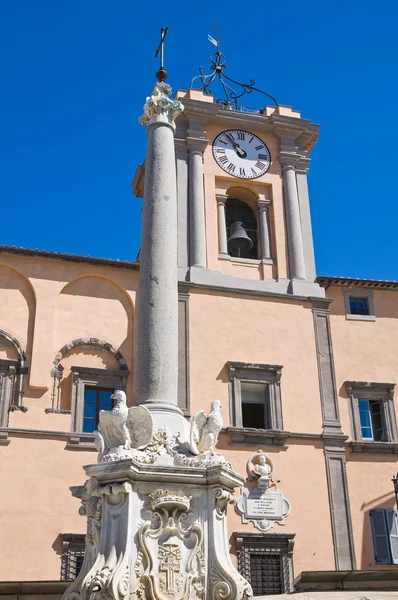 Edificio del Ayuntamiento. Tarquinia. Lazio. Italia . — Foto de Stock
