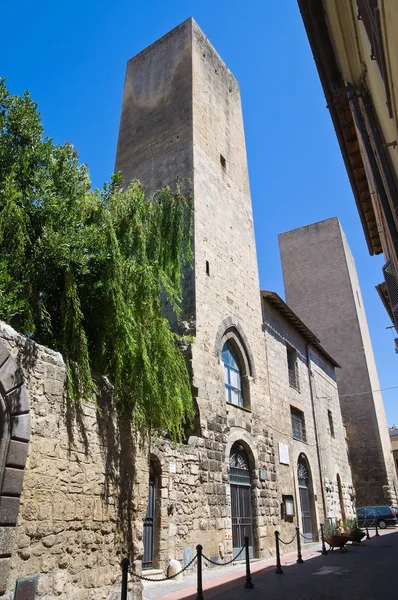 Prior's palace. Tarquinia. Lazio. Italien. — Stockfoto