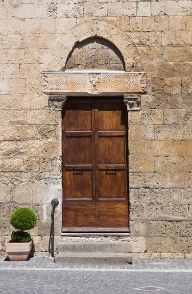 Kerk van st. giovanni battista. Tarquinia. Lazio. Italië. — Stockfoto