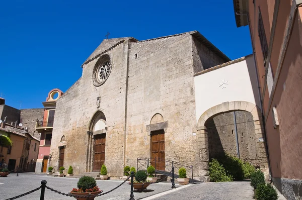 Kościół st. giovanni battista. Tarquinia. Lazio. Włochy. — Zdjęcie stockowe