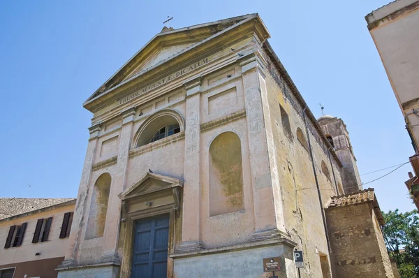 Kirche von ss. Trinità. Tarquinia. Latium. Italien. — Stockfoto