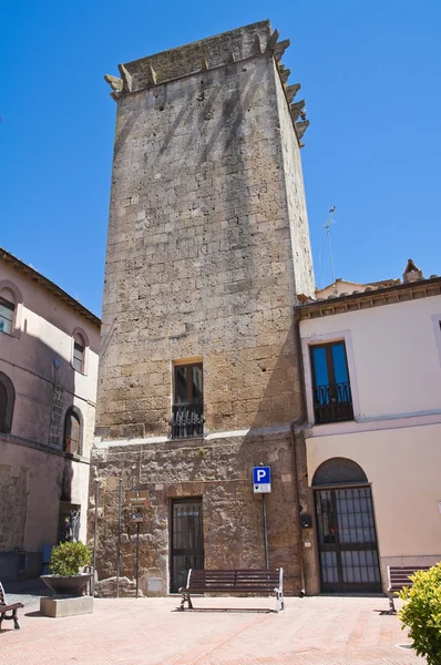 Draghi toren. Tarquinia. Lazio. Italië. — Stockfoto