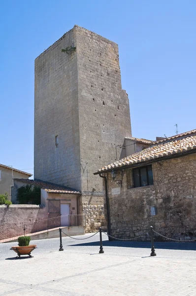 Santo spirito věž. Tarquinia. Lazio. Itálie. — Stock fotografie