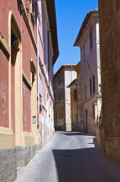 Une ruelle. Tarquinia. Latium. Italie . — Photo