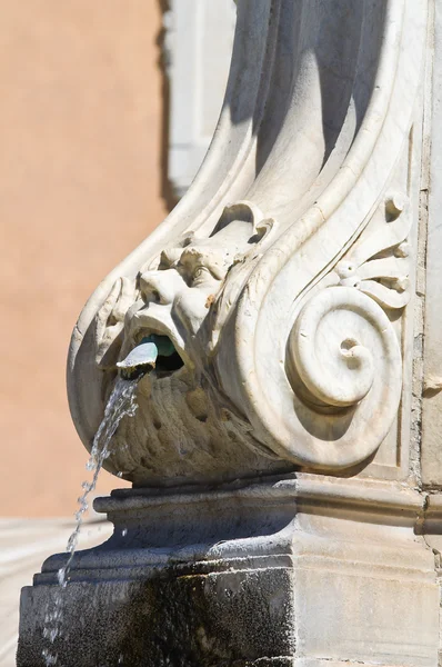 Monumental fountain. Tarquinia. Lazio. Italy. — Stock Photo, Image