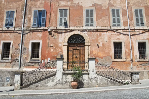 Исторический дворец. Тарквиния. Лацио. Италия . — стоковое фото