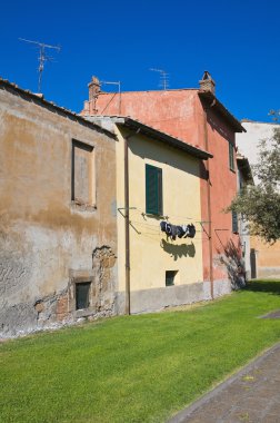 alleyway. Tuscania. Lazio. İtalya.