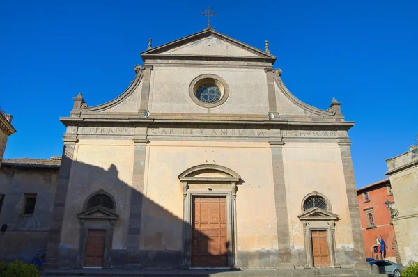Katedra st. giacomo.tuscania. Lazio. Włochy. — Zdjęcie stockowe