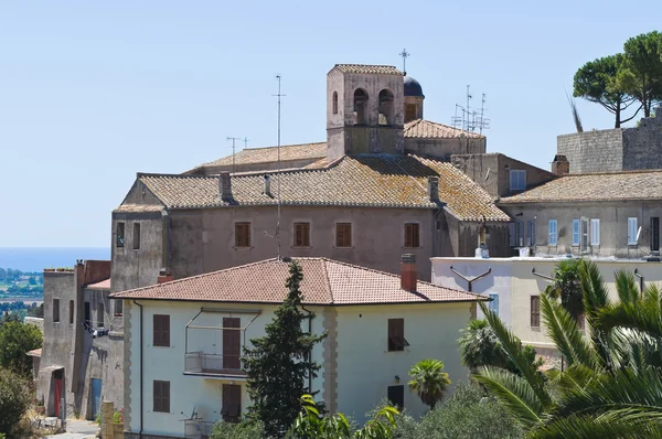 St. maria di valverde templom. Tarquinia. Lazio. Olaszország. — Stock Fotó