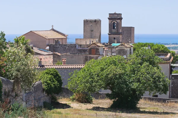 塔尔奎尼亚的全景视图。拉齐奥。意大利. — 图库照片