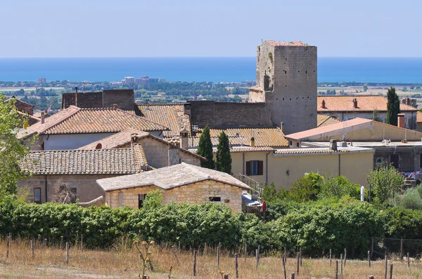Vista panorâmica de Tarquinia. Lazio. Itália . — Fotografia de Stock