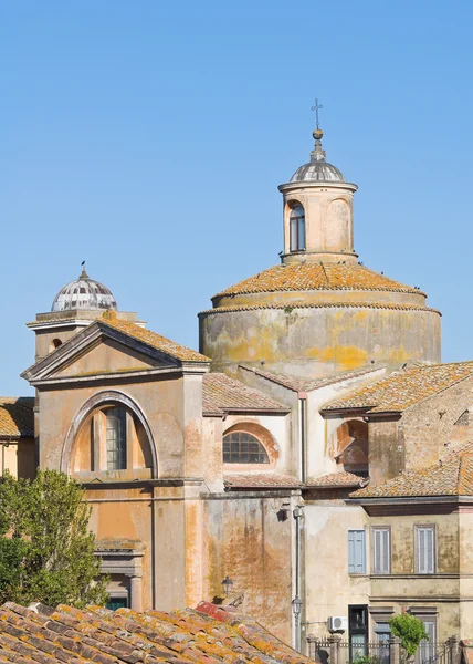 Kyrkan av ss. martiri. Tuscania. Lazio. Italien. — Stockfoto