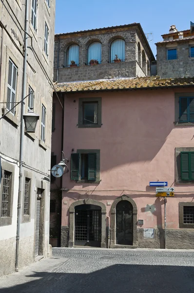 골목입니다. 비테 르 보입니다. 라 지 오입니다. 이탈리아. — 스톡 사진
