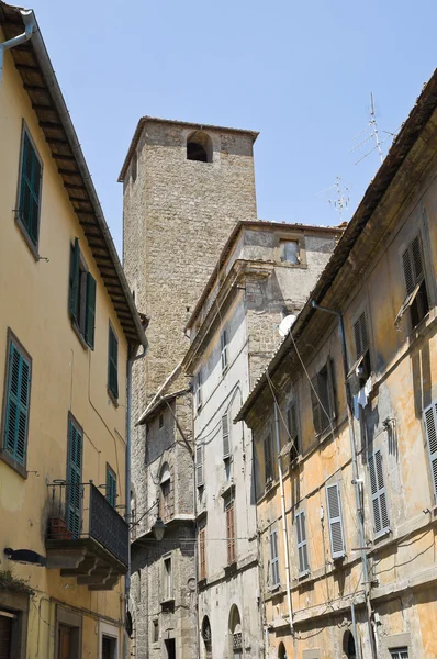 小巷。维泰博。拉齐奥。意大利. — 图库照片