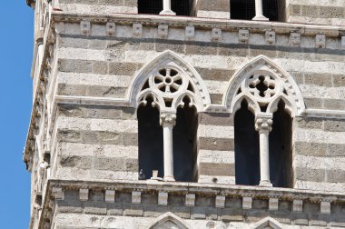 Viterbo Belltower Katedrali. Lazio. İtalya.