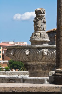 Papalık Sarayı. Viterbo. Lazio. İtalya.