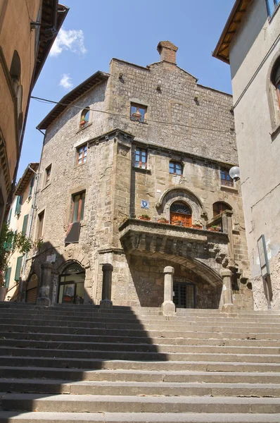 Palazzo Poscia. Viterbo. Lazio. Italia . — Foto Stock