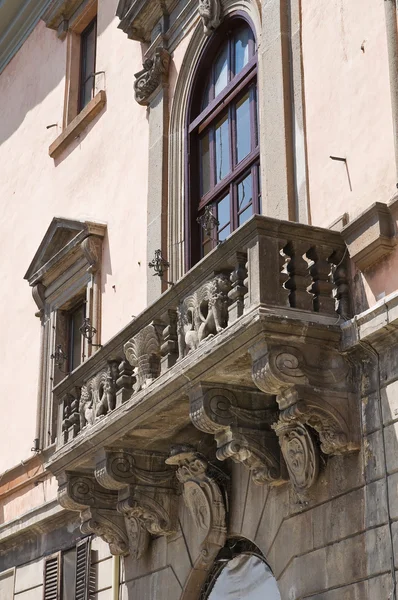 Palace of the Podestà. Viterbo. Lazio. Italy. — стокове фото