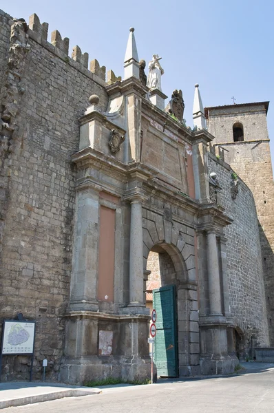 Porta romana. viterbo. Latium. Italien. — Stockfoto