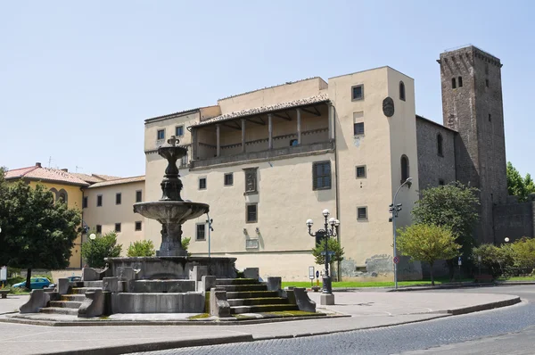 Castillo de Albornoz. Viterbo. Lazio. Italia . — Foto de Stock