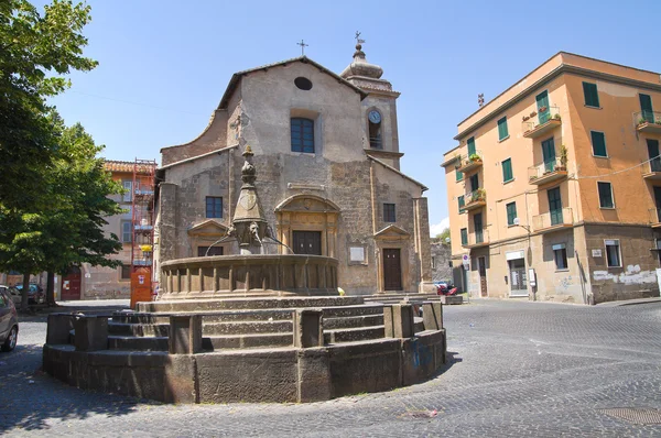 Kostel ss. faustino a giovita. Viterbo. Lazio. Itálie. — Stock fotografie