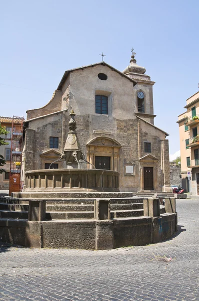Iglesia de las SS. Faustino y Giovita. Viterbo. Lazio. Italia . — Foto de Stock