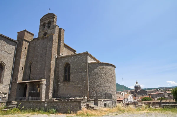 Basiliek van st. francesco alla rocca. Viterbo. Lazio. Italië. — Stockfoto