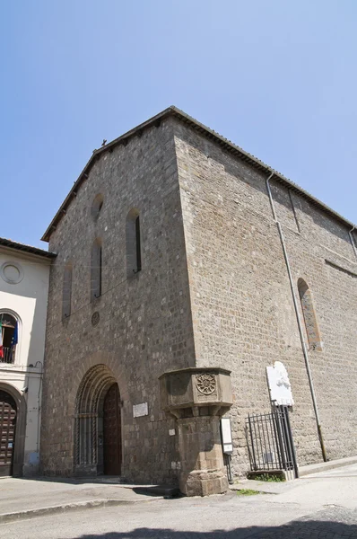 Базилика Святого Франческо алла Рокка. Витербо. Лацио. Италия . — стоковое фото