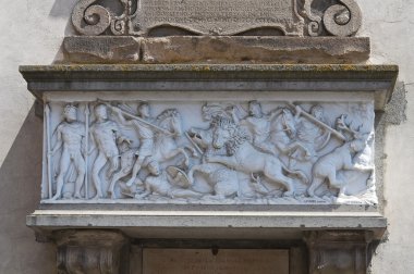 Kilise st. angelo spatha içinde. Viterbo. Lazio. İtalya.