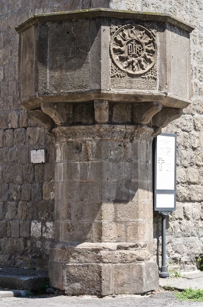 Базилика Святого Франческо алла Рокка. Витербо. Лацио. Италия . — стоковое фото