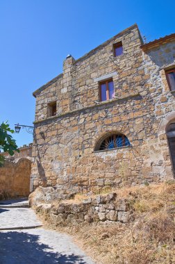 alleyway. Civita di bagnoregio. Lazio. İtalya.