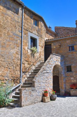 alleyway. Civita di bagnoregio. Lazio. İtalya.