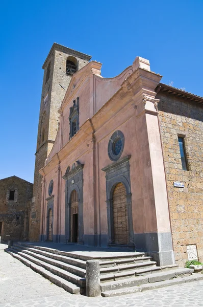Kościół st. Donato. Civita di bagnoregio. Lazio. Włochy. — Zdjęcie stockowe