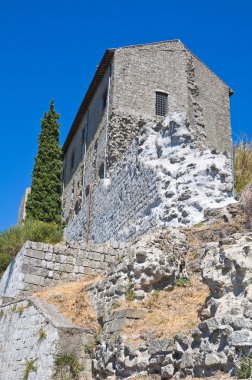 Rocca dei papi. Montefiascone. Lazio. İtalya.