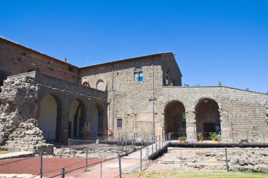 Rocca dei papi. Montefiascone. Lazio. İtalya.