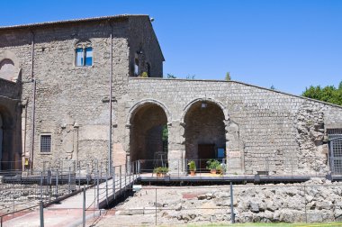 Rocca dei papi. Montefiascone. Lazio. İtalya.