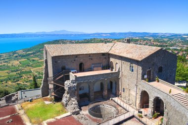 Rocca dei papi. Montefiascone. Lazio. İtalya.