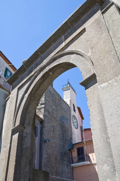 Вид на Монтефьясконе. Лацио. Италия . — стоковое фото