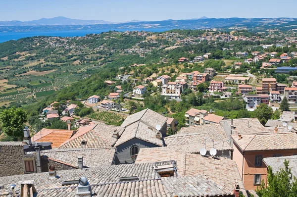 Panoramiczny widok Montefiascone. Lazio. Włochy. — Zdjęcie stockowe