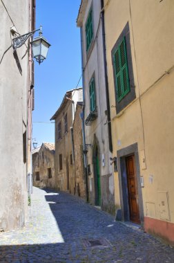 alleyway. Montefiascone. Lazio. İtalya.