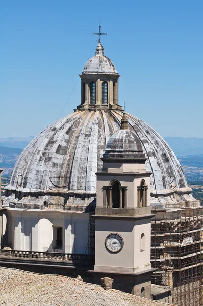 Собор Святой Маргариты. Монтефиасконе. Лацио. Италия . — стоковое фото