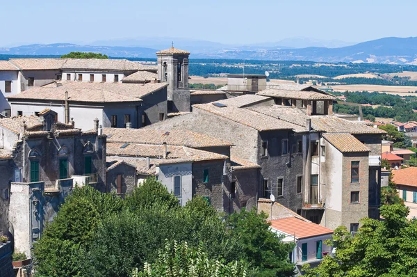 Vista panoramica di Montefiascone. Lazio. Italia . — Foto Stock