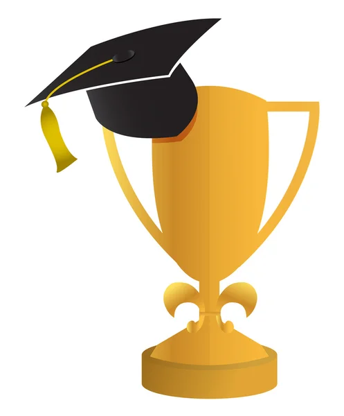 Education concept of the graduation illustration design — Stock Photo, Image