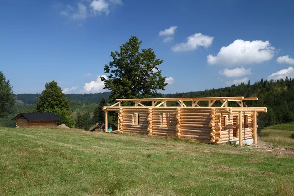 Gebouw houten huisje — Stockfoto