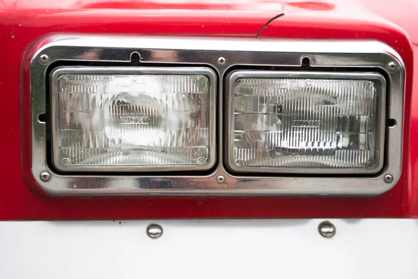 Ciężarówka głowy Przednie światła — Zdjęcie stockowe