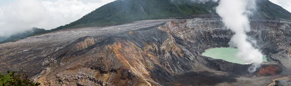 Vista panoramica del vulcano Poas - 2012 — Foto Stock