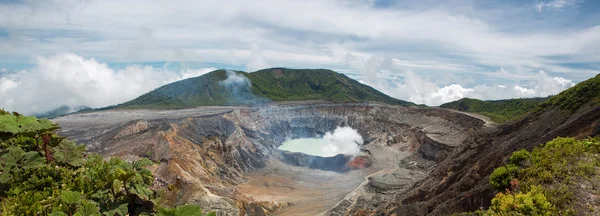 Panoramatický pohled na poas volcano - 2012 — Stock fotografie